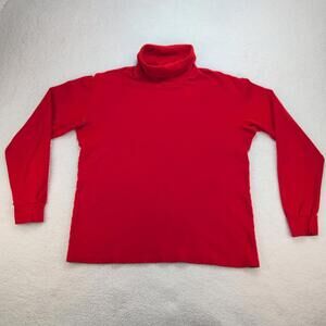 Vintage Duofold Men’s Large Red Turtleneck Made in USA Thermal Base Layer